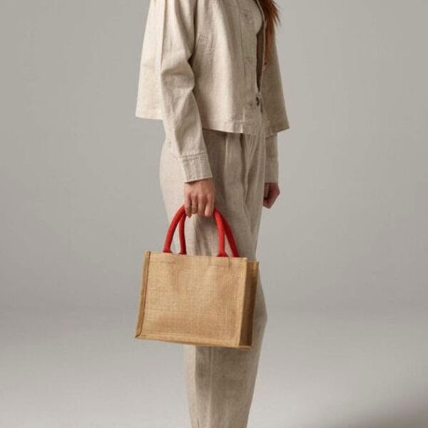 Jute Mini Gift Bag Thumbnail