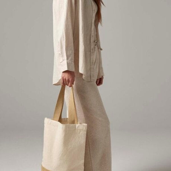 Jute Base Canvas Shopper Thumbnail