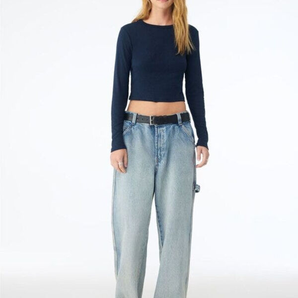 Women's Micro Rib Long Sleeve Tee Thumbnail