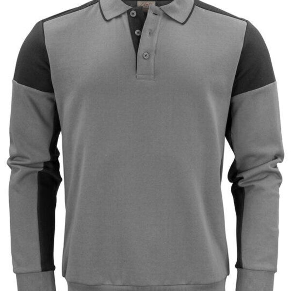 Long Sleeve Polo Sweatshirt Thumbnail