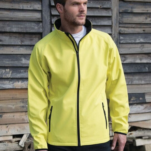 Men's Printable Softshell Jacket with Recycled Inner Fleece Thumbnail