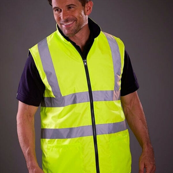 Hi-Vis Reversible Fleece Vest Thumbnail
