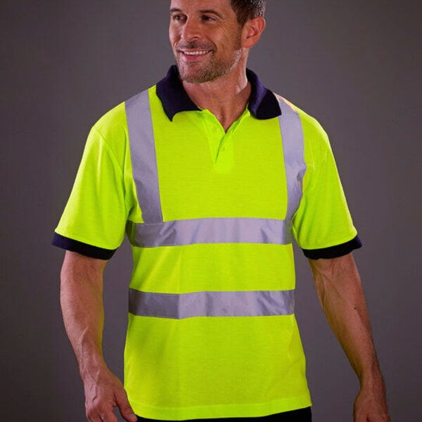 Hi-Vis Short Sleeve Polo Shirt Thumbnail