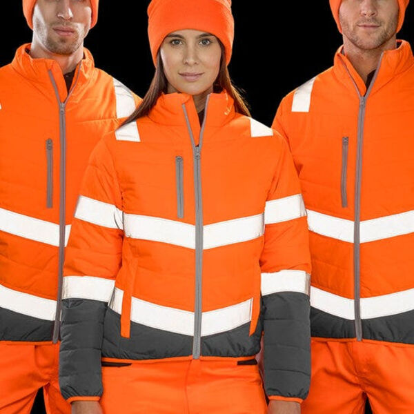 Women's Soft Padded Safety Jacket Thumbnail