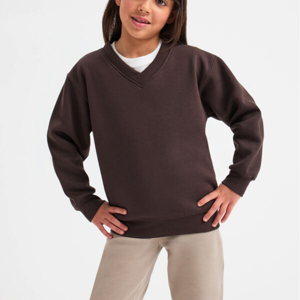 Childrens Classic V-Neck Sweatshirt Thumbnail