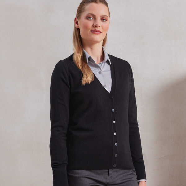 Women's 'essential' acrylic cardigan Thumbnail