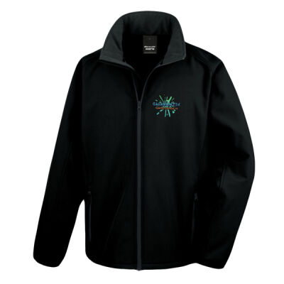 Men's Printable Softshell Jacket with Recycled Inner Fleece (Small front logo) Thumbnail