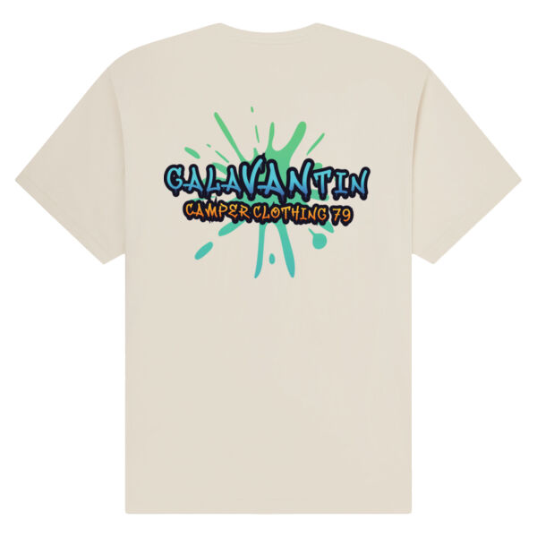 Organic Heavy T-Shirt (Small front & large back logo) Thumbnail