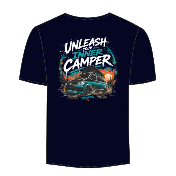 Unleash! Ts (Small Galavantin logo front) and (large Unleash logo on back) Thumbnail