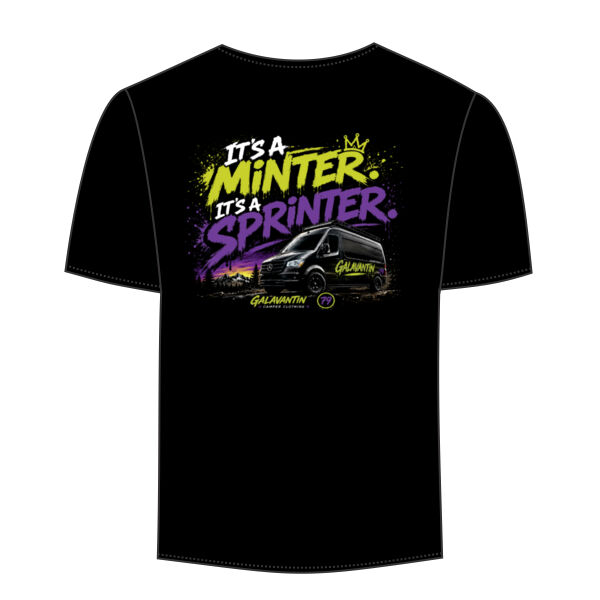 It's a Sprinter! (Small Galavantin logo front) and (Large It's a Sprinter! logo on back) Thumbnail