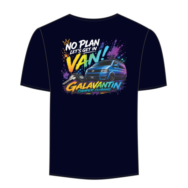 Get in van!  (Small Galavantin logo on front) and (Large Get in van logo on back) Thumbnail