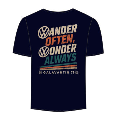 Wander!  (Small Galavantin logo on front) and (Large Wander logo on back) Thumbnail