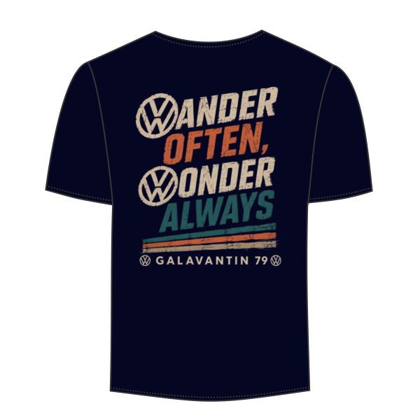 Wander!  (Small Galavantin logo on front) and (Large Wander logo on back) Thumbnail