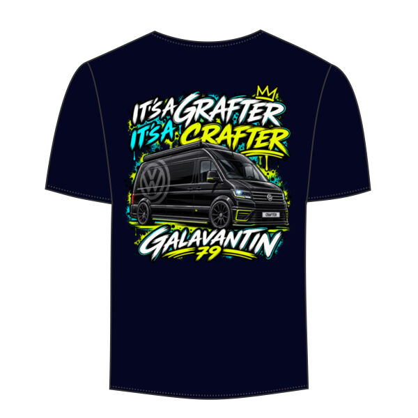 Its a Grafter its a Crafter! (Large logo on back, Small logo on front) Thumbnail