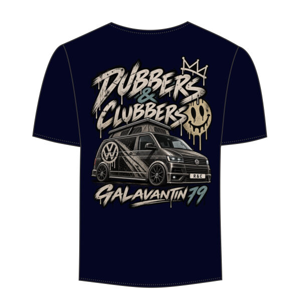 Dubbers & Clubbers! (Large logo on back, Small logo on the front) Thumbnail
