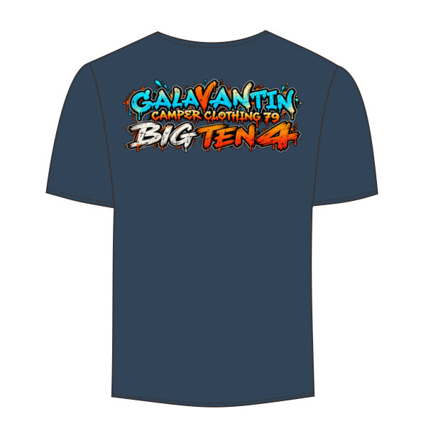 Big Ten 4 (large logo on back) (Small Galavantin on the front) Thumbnail
