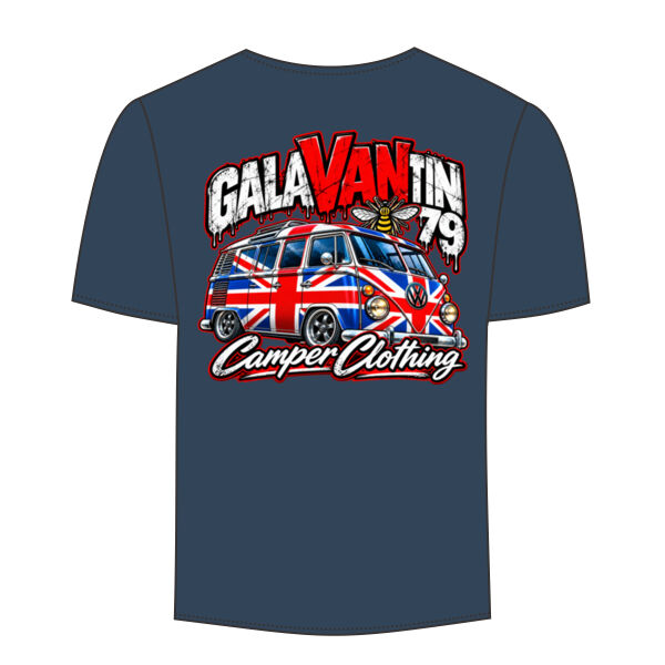 Union Jack Camper! (Small Galavantin logo front) and (Large logo on back)  Thumbnail