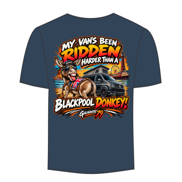 Van driven harder! (Small Galavantin logo front) and (Large logo on back)  Thumbnail