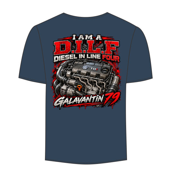Dilf! (Small Galavantin logo front) and (Large logo on back)  Thumbnail
