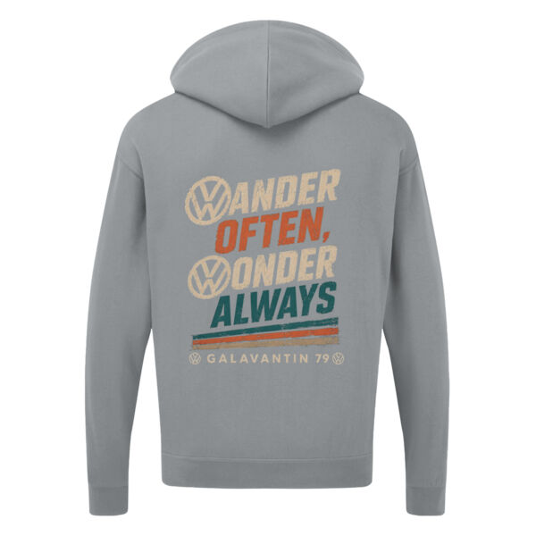 Wander Often Cotton T--Shirt (Small Galavantin logo front) and (Large logo on back)  Thumbnail