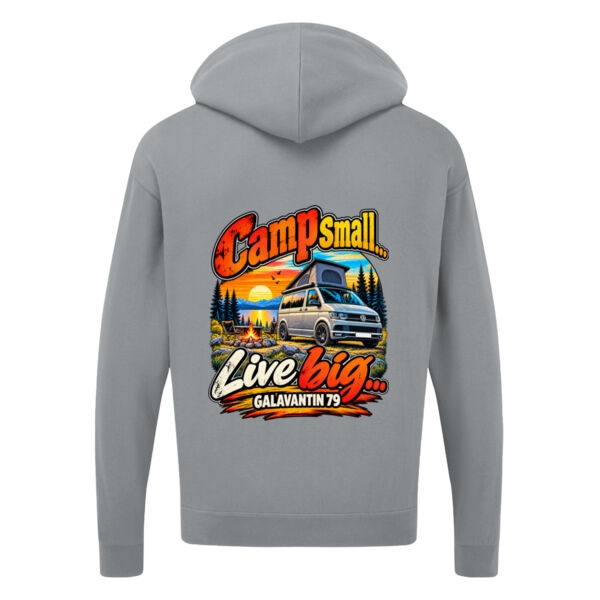 Camp small Live big (Small Galavantin logo front) and (Large Don't grow up back)  Thumbnail