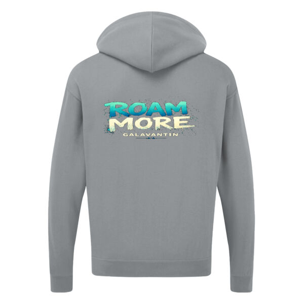 Roam more! (Small Galavantin logo front) and (Large logo on back)  Thumbnail